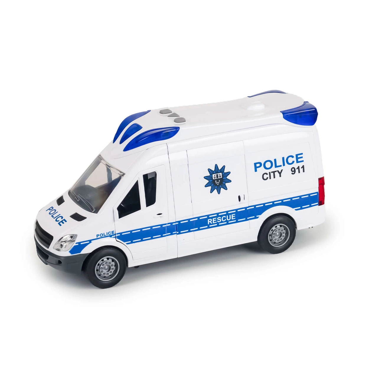 Interaktywny Policyjny Samochód Furgonetka z Efektami