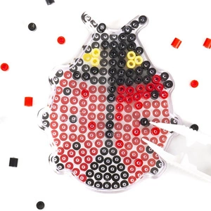 Koraliki do prasowania Szablon BIEDRONKA