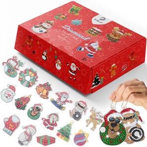 La Manuli Haft Diamentowy dla Dzieci - Świąteczny Zestaw Diamond Painting DP01