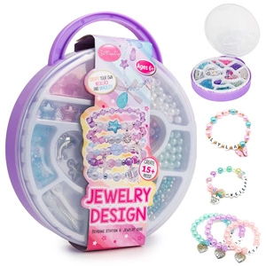 Zestaw Kreatywny do Robienia Biżuterii Naszyjników Walizka