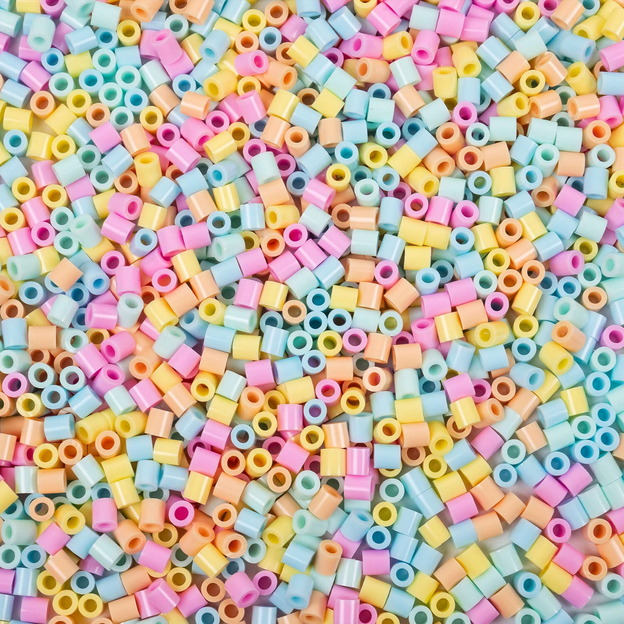 Koraliki do prasowania PASTELOWE 1500 szt Benny Beads