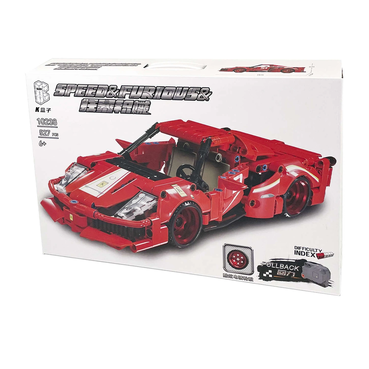 Klocki Technic ala Auto Ferrari Enzo Z NAPĘDEM