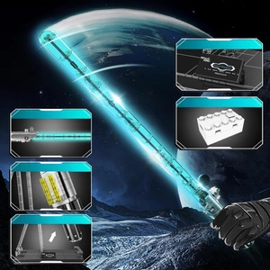 Niebieski Miecz Świetlny – Świecący Model Kolekcjonerski z 1089 Elementów