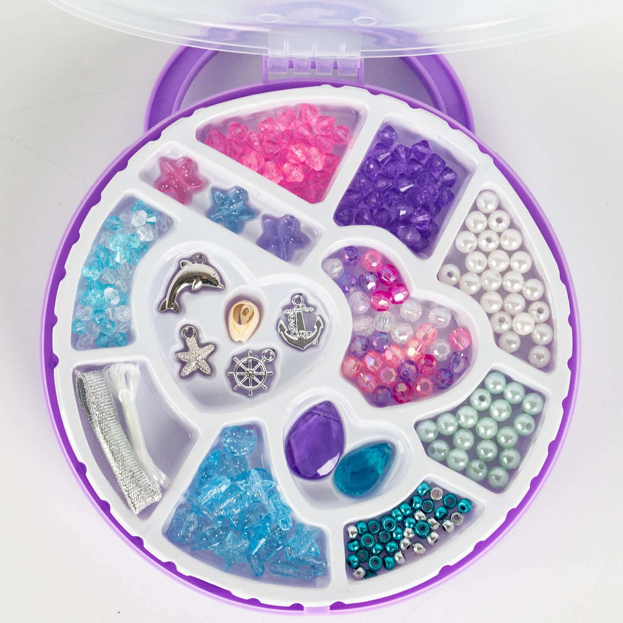 Zestaw Kreatywny do Robienia Biżuterii Naszyjników Walizka