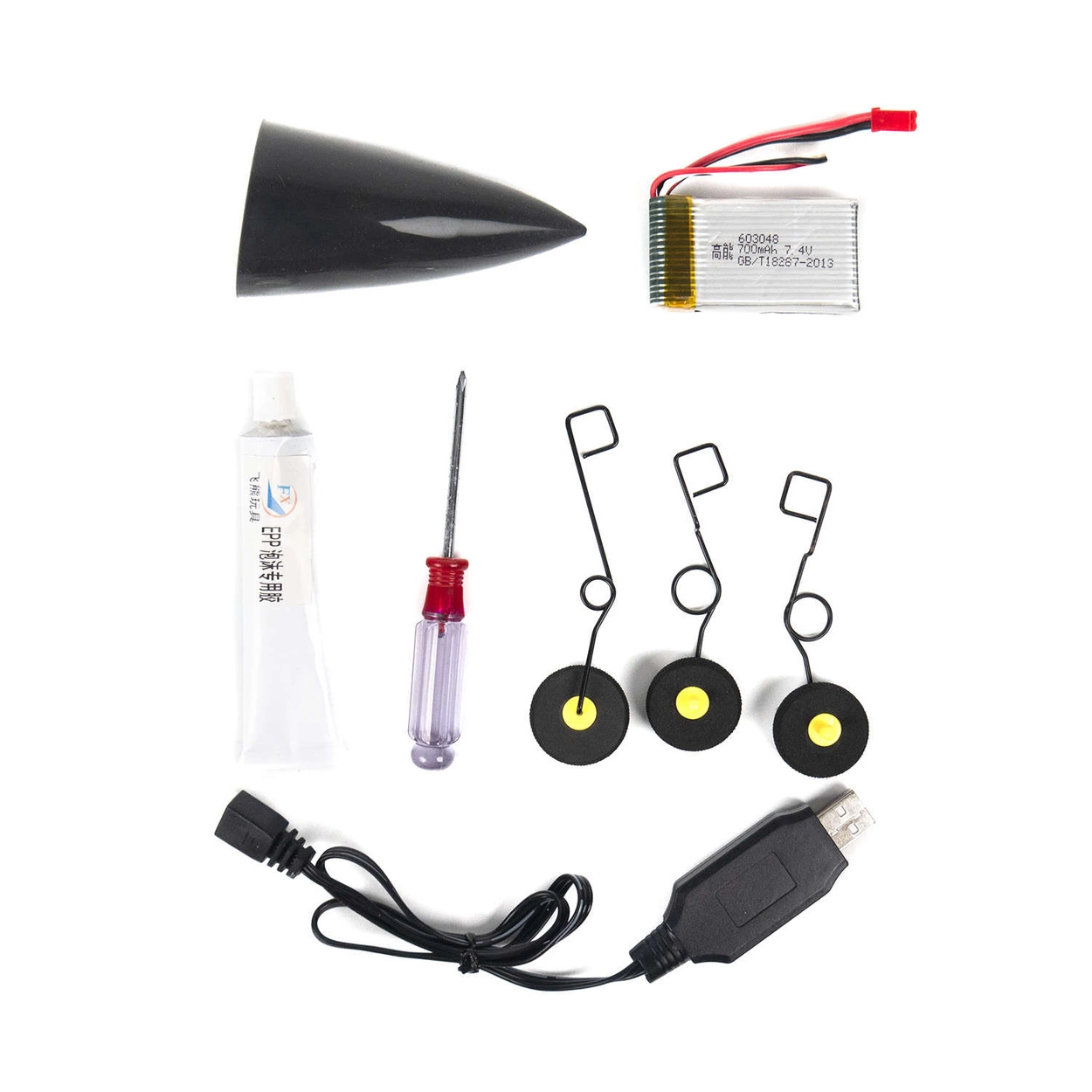 OUTLET Myśliwiec RC J-15 podświetlany LED Pianka EPP