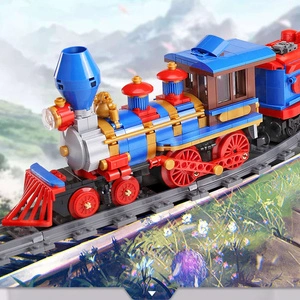 Klocki Technic Sterowana Kolejka elektryczna z wagonami RC Mould King 12004