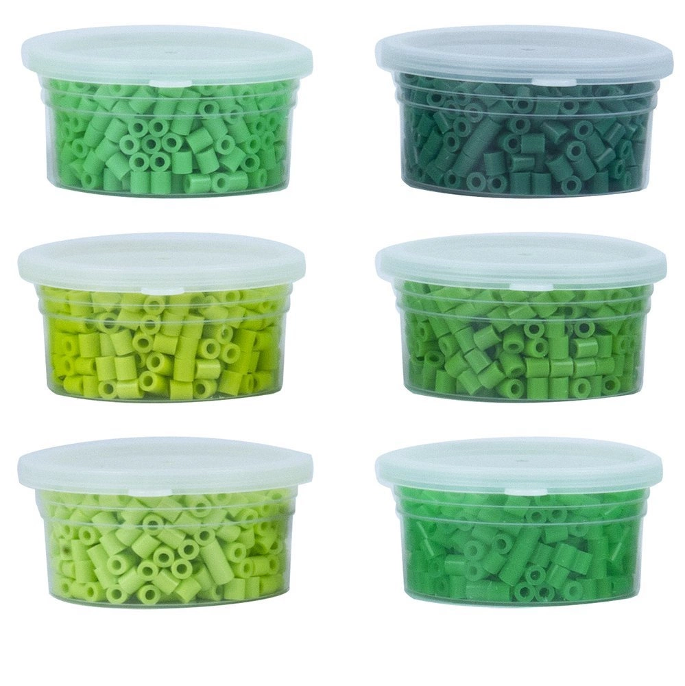 Koraliki do prasowania 3000 szt Odcienie Zielonego