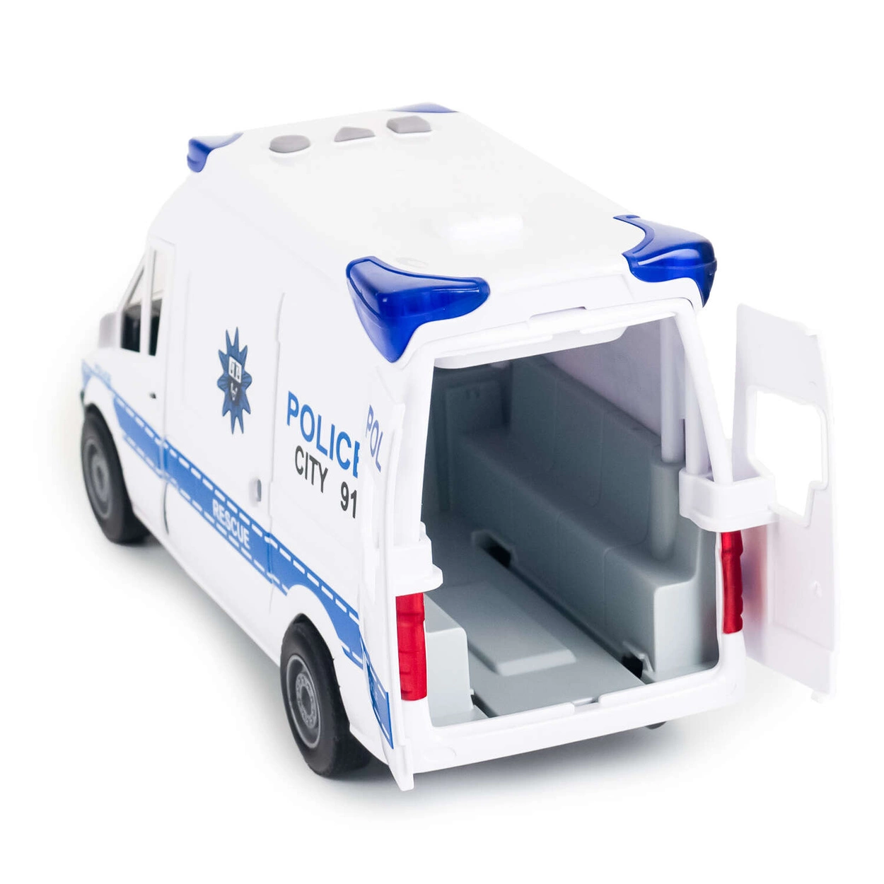 Interaktywny Policyjny Samochód Furgonetka z Efektami