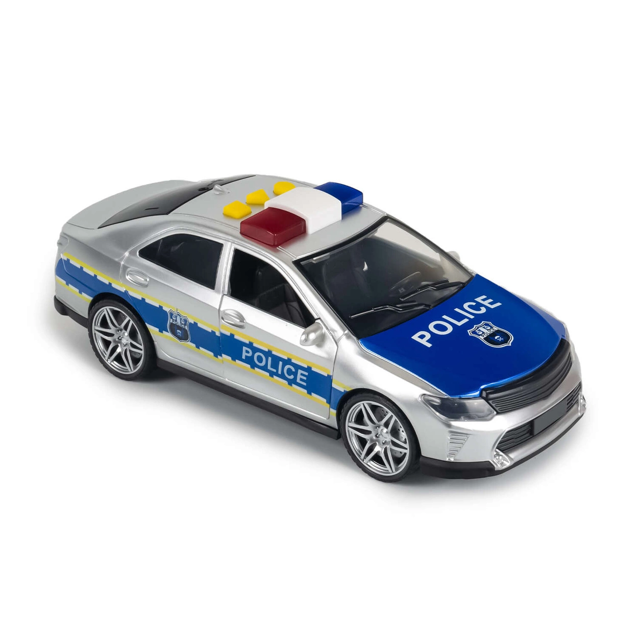 Auto Policyjne Srebrne Police Car Toystar 666-22Q w skali 1:14