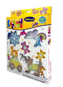 Zestaw koralików do prasowania 1000 sztuk 4 wzory