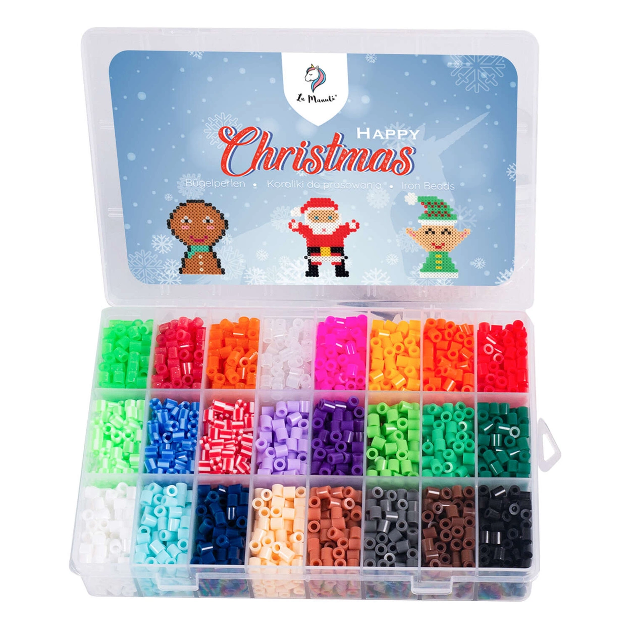 Koraliki do prasowania Zestaw Happy Christmas