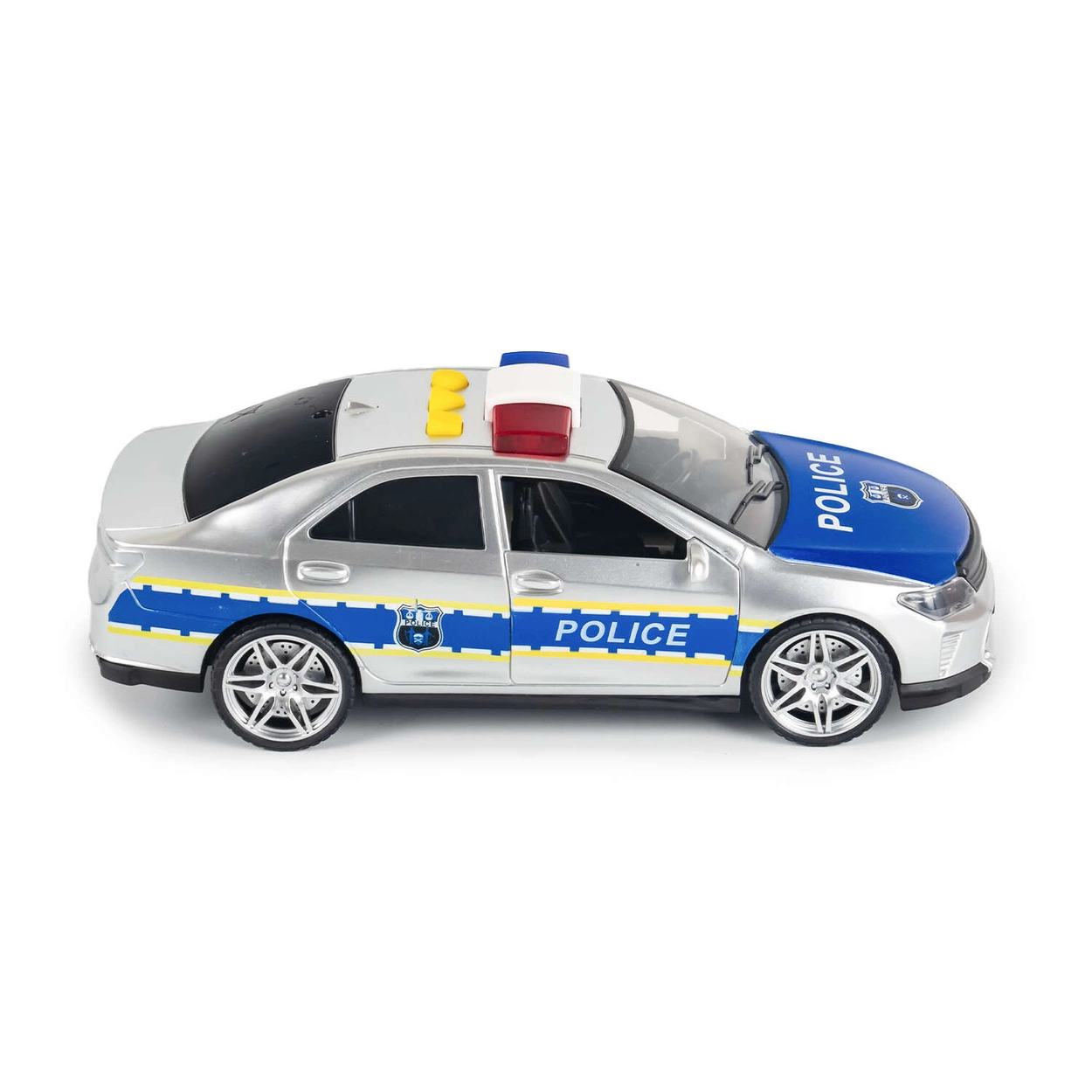 Auto Policyjne Srebrne Police Car Toystar 666-22Q w skali 1:14