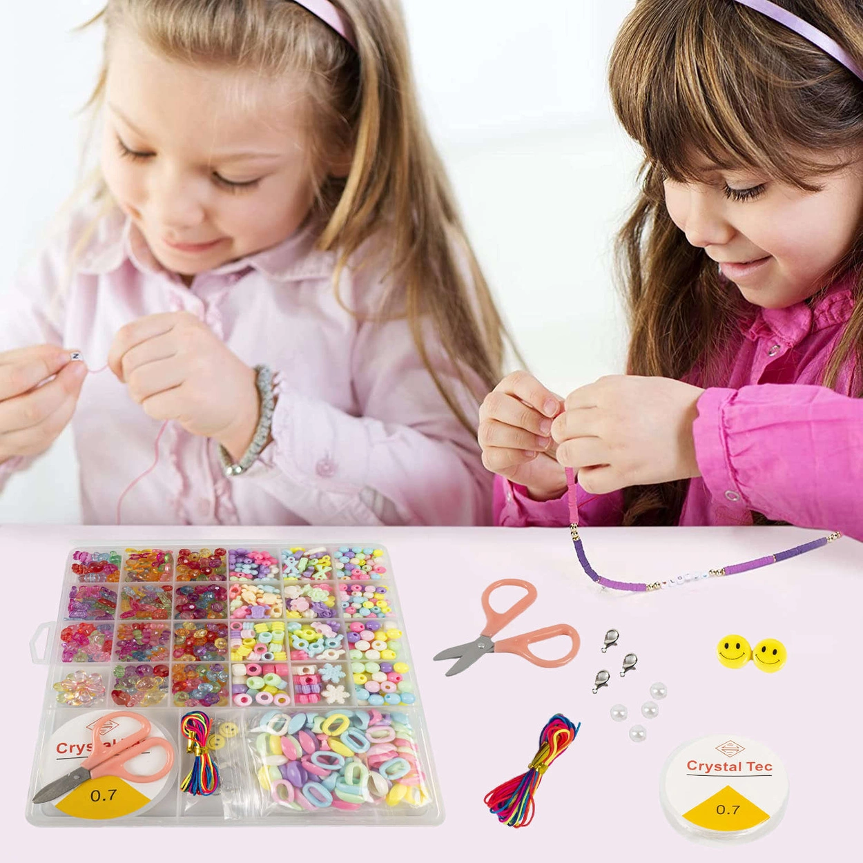 Koraliki do Robienia Biżuterii Bransoletek Zestaw