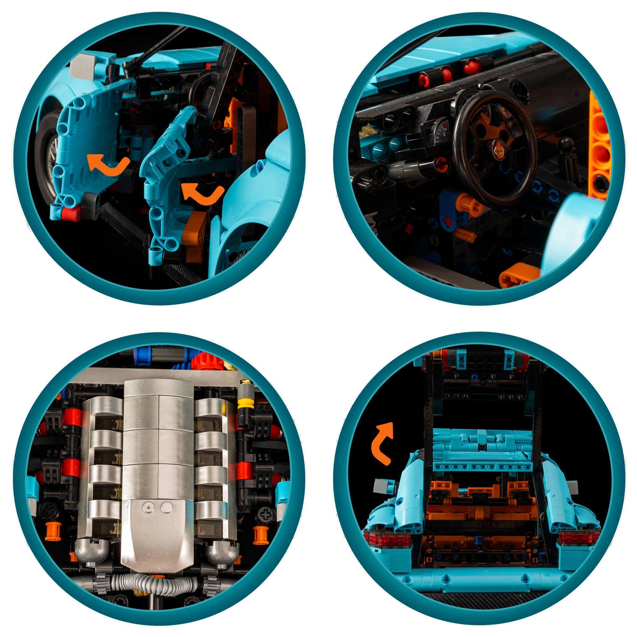 Klocki Technic Auto Porsche Cayenne 3181 ele