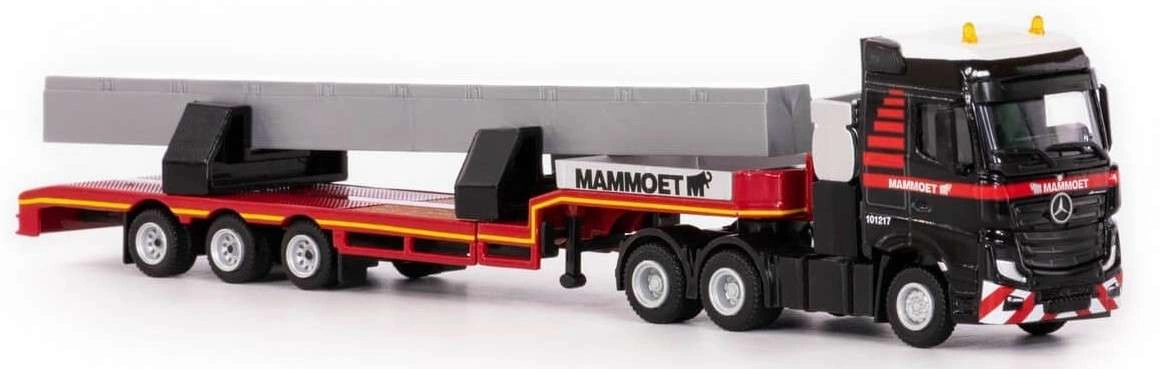 Ciężarówka MAMMOET Mercedes Benz z naczepą 1:87
