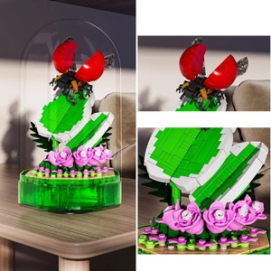 Pozytywka z Biedronką 455 Klocków Świecąca Dekoracja