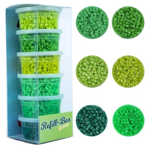 Koraliki do prasowania 3000 szt Odcienie Zielonego