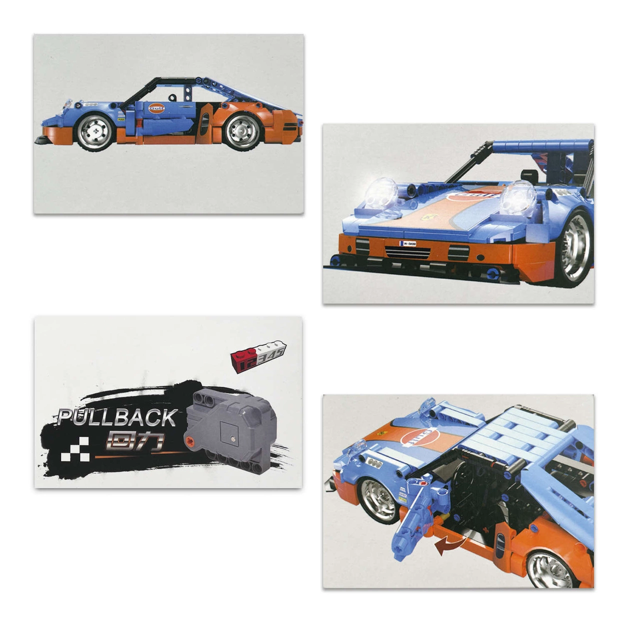 Klocki Technic Auto Porsche 911