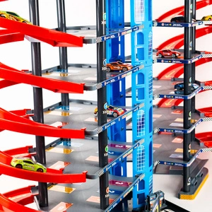 Garaż Wielopoziomowy XXXL 6 Piętrowy Parking na Resoraki 10 Autek Metalowych 92822