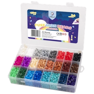 Koraliki do prasowania La Manuli 4500szt 24 Kolory - 21B