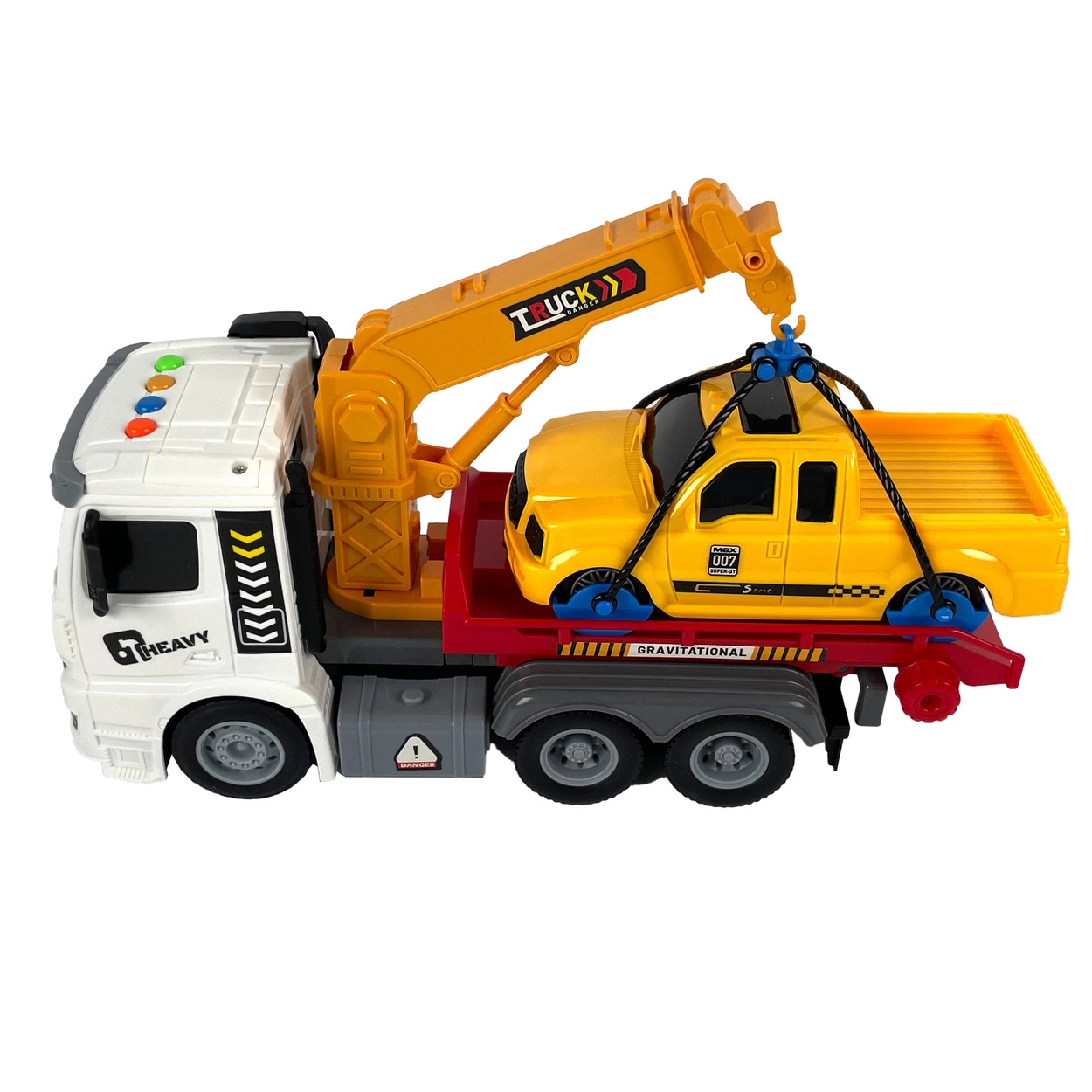 Auto Laweta z DŹWIĘKIEM I ŚWIATŁAMI Pomoc Drogowa z Dźwigiem Transporter