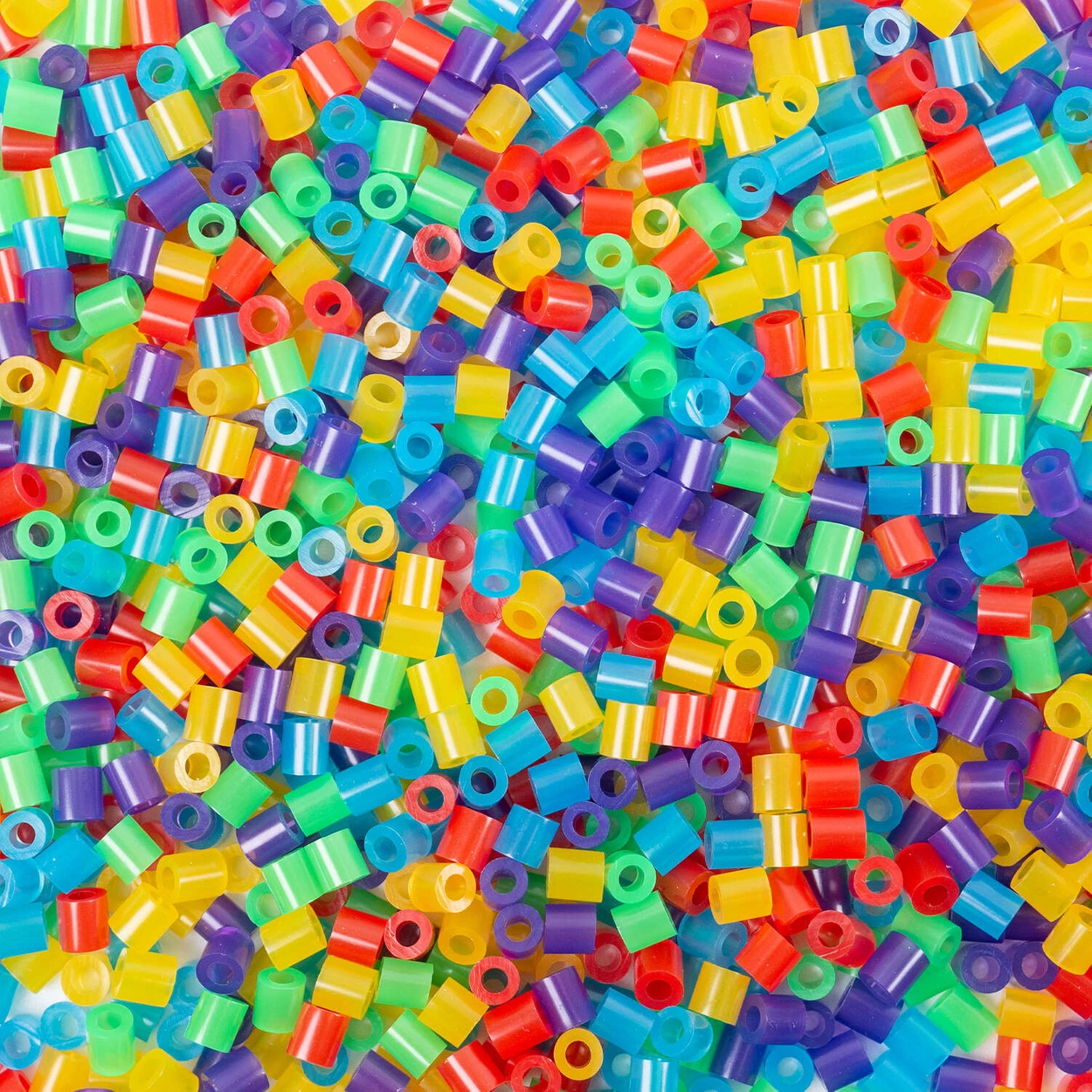 Koraliki do prasowania KOLORY TĘCZY 1500 szt Benny Beads