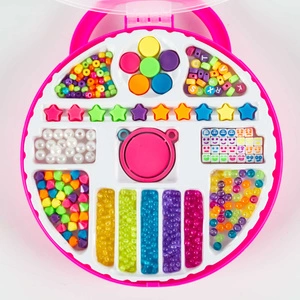 Zestaw Kreatywny do Robienia Biżuterii Bransoletek Walizka