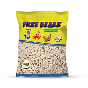 Koraliki do prasowania BEŻOWE 1500 szt Benny Beads