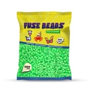 Koraliki do prasowania JASNE ZIELONE 1500 szt Benny Beads