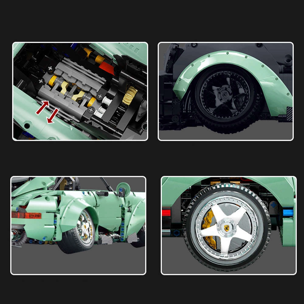 Klocki Technic Porsche 964 RWB