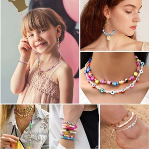 Zestaw Kreatywny do Robienia Biżuterii Bransoletek Walizka