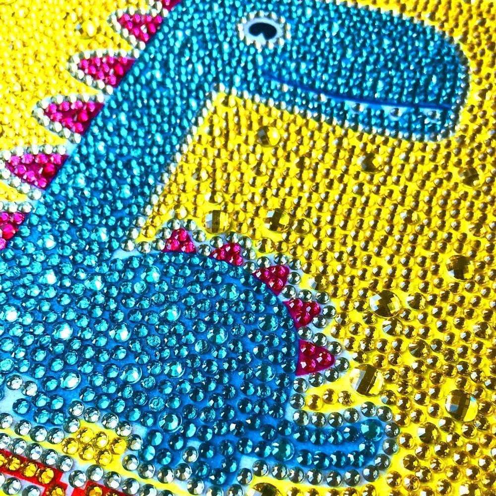 Diamond painting dla dzieci La Manuli Art DINOZAUR