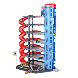 Wielopoziomowy Parking Samochodowy z WINDĄ Garaż na Autka Resoraki 92818
