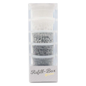 OUTLET KORALIKI DO PRASOWANIA - ODCIENIE CZARNEGO I BIAŁEGO 3000 SZTUK