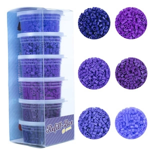 Koraliki do prasowania 3000 szt Odcienie Fioletowego