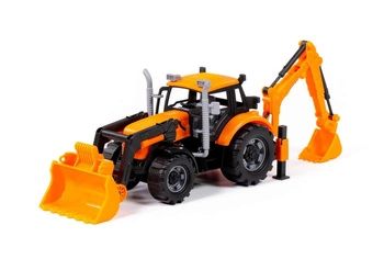 Koparka Ładowarka Inercyjna Progress Polesie Zabawka Budowlana dla Dzieci