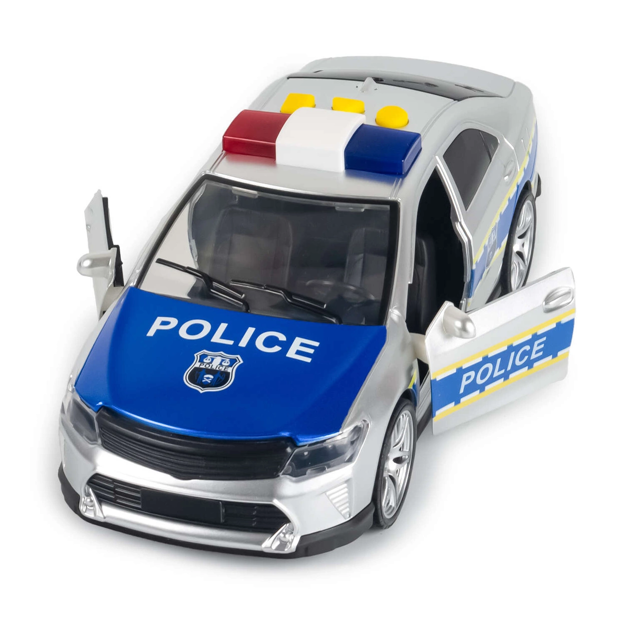 Auto Policyjne Srebrne Police Car Toystar 666-22Q w skali 1:14