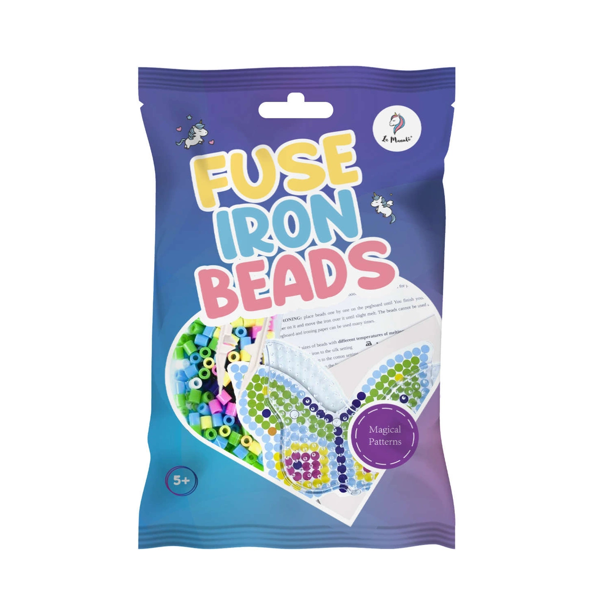 Koraliki do prasowania Szablon MOTYLEK