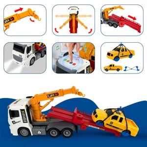 Auto Laweta z DŹWIĘKIEM I ŚWIATŁAMI Pomoc Drogowa z Dźwigiem Transporter