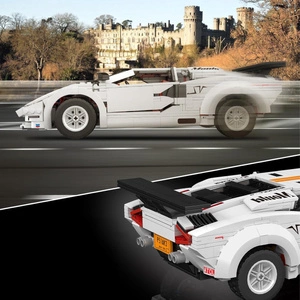 Supersamochód Sportowy – Klocki Konstrukcyjne 1:14 – 1495 Elementów