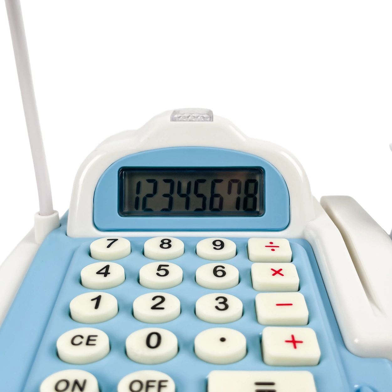 Sklepowa Kasa Fiskalna dla Dzieci Interaktywna z Dźwiękiem Skaner Koszyk