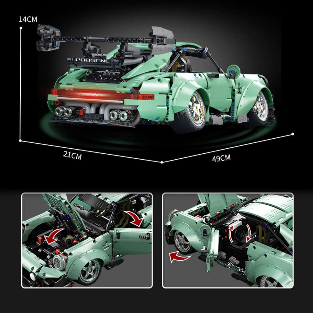 Klocki Technic Porsche 964 RWB