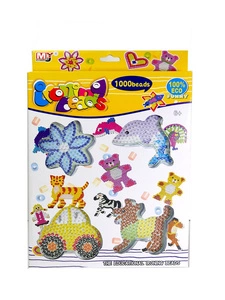 Zestaw koralików do prasowania 1000 sztuk 4 wzory