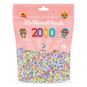 Koraliki do prasowania 2000 PASTELOWE (LA.W07-R6)