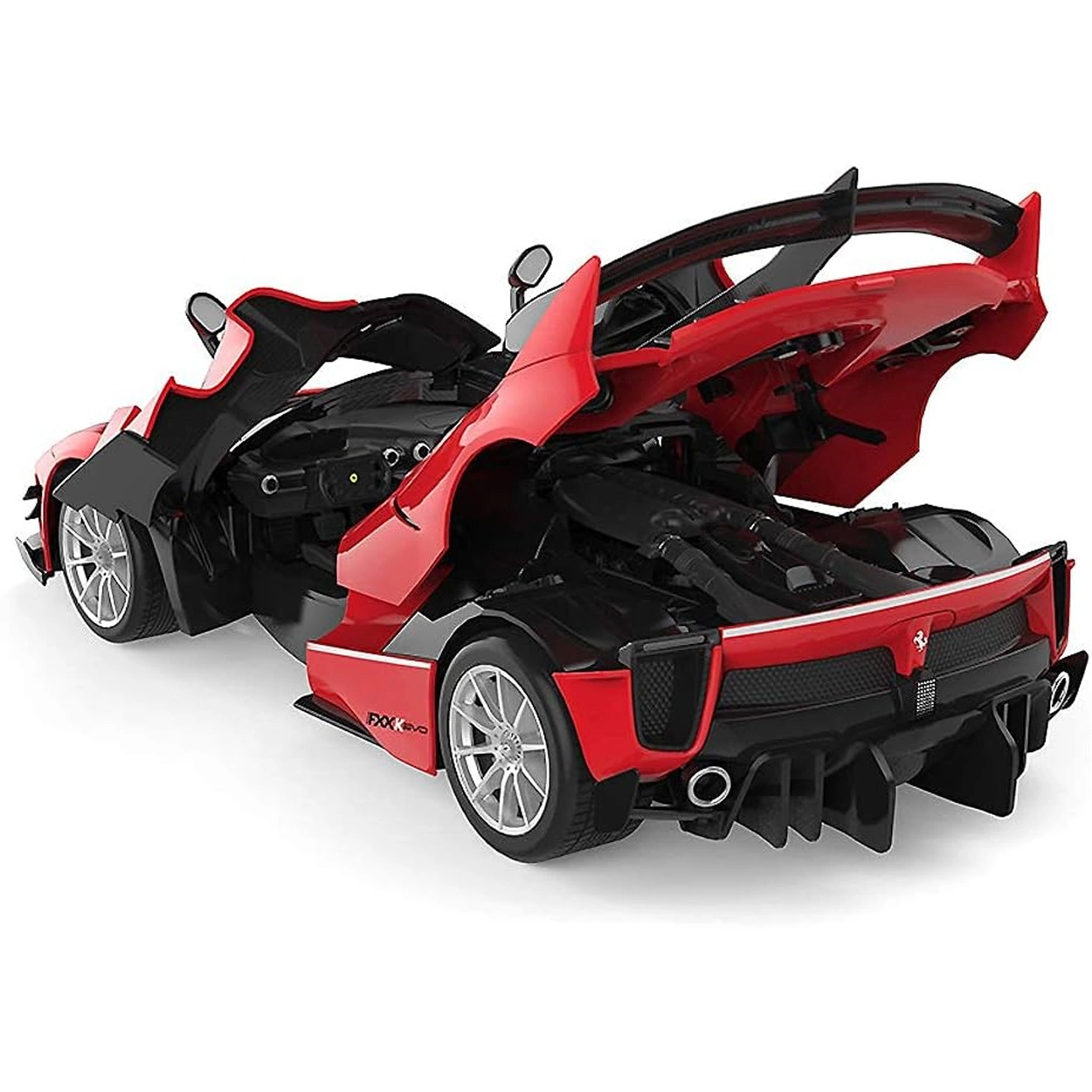 Zdalnie sterowany samochód Ferrari FXXK model do złożenia Rastar 96900 R/C 1:18
