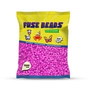 Koraliki do prasowania RÓŻOWE 1500 szt Benny Beads