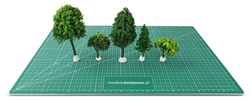 Krzew na makiete diorame H0 60mm x 10 SZTUK