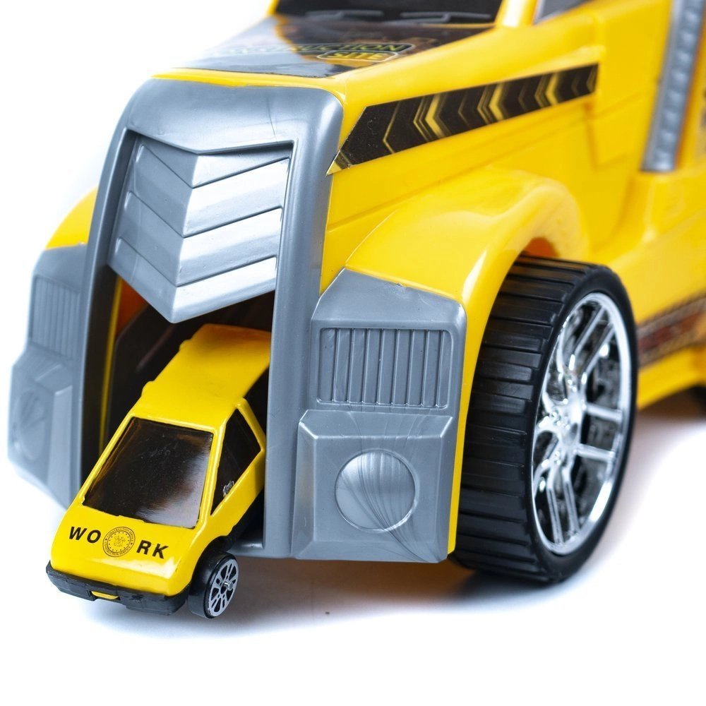 Transporter Ciężarówka Z Resorakami Laweta + WYRZUTNIA