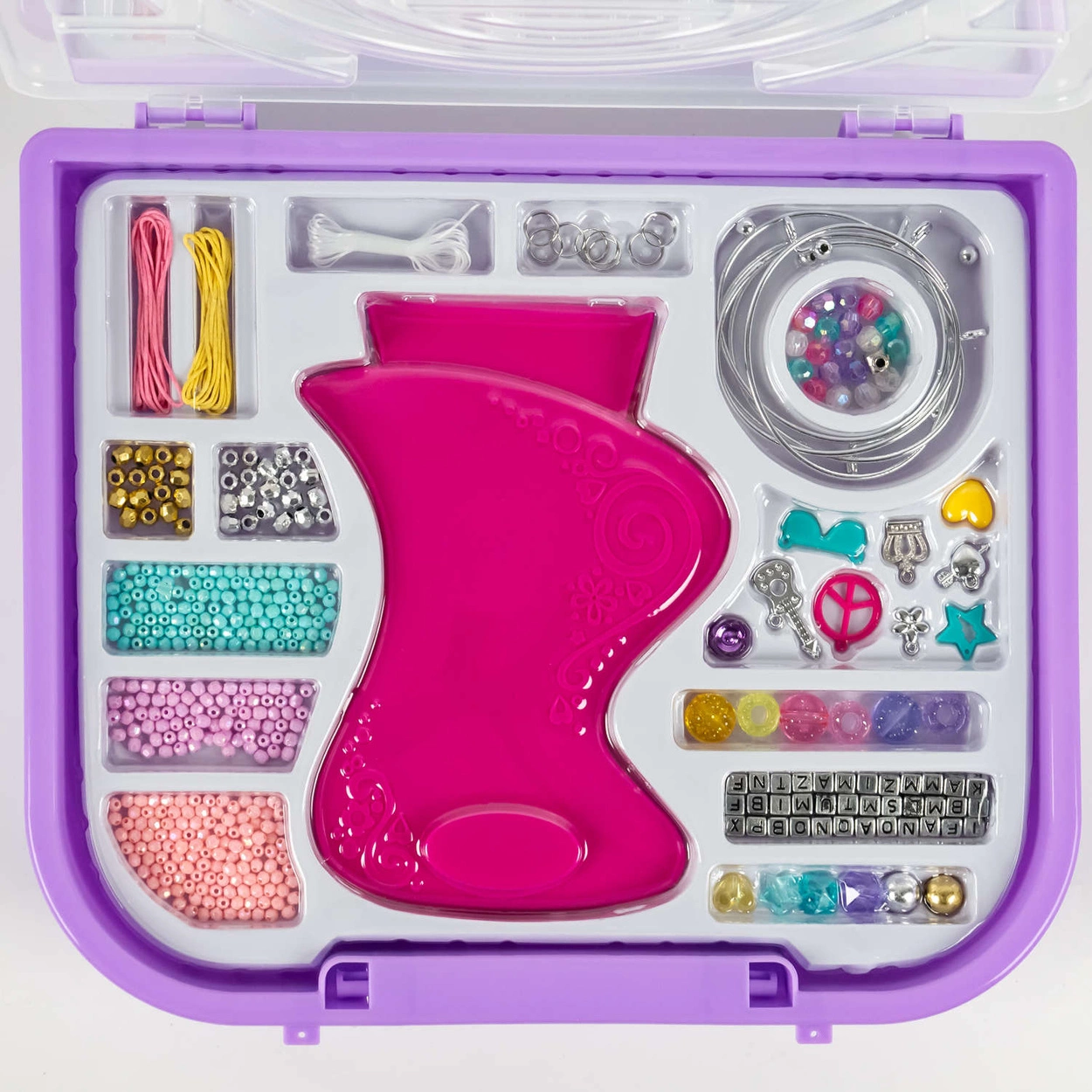 Zestaw Kreatywny do Robienia Biżuterii DIY Walizka