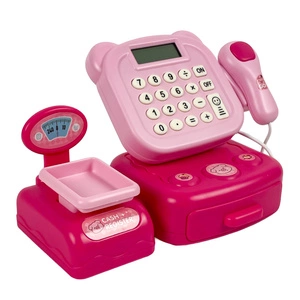 Interaktywna Kasa Fiskalna dla Dzieci Sklepowa Waga Skaner Koszyk Monety